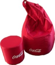 Pouf Coca Cola Con Sgabello