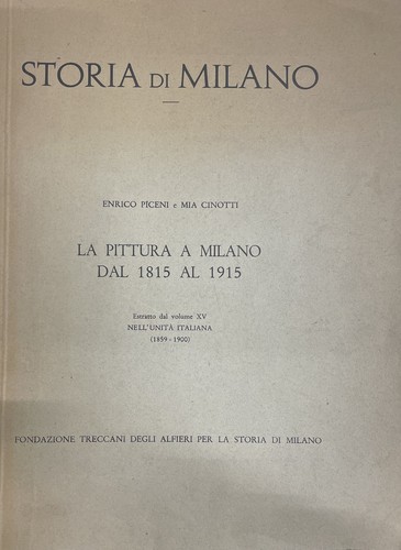Pittura milano dal 1815 - pittura,