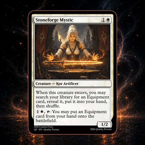 Stoneforge mystic carta mtg - stoneforge,