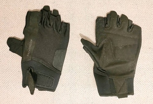 Guanti palestra nero blu - nero,