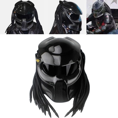 Casco moto bici predator fibra - predator,