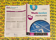 Book Libro MATH GENIUS 2 palestra competenze MONTEMURRO 2015 DeA SCUOLA (SG23)