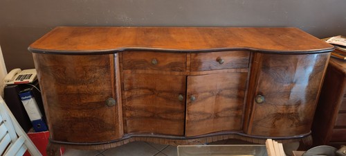 Madia vintage legno - in, marrone