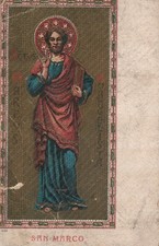 S. Marco Evangelista Bottega della Carta Colori A. Testolini Venezia Cartolina