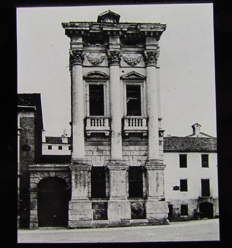 Glass magic lantern slide - lantern,