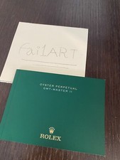 Rolex booklet gmt Master 2