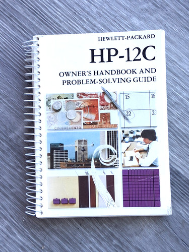 Manual for 12c - manual, calculator