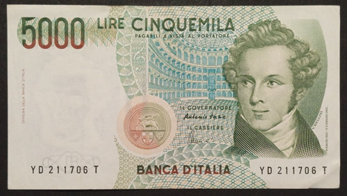 5000 lire 1996 - lire, bb
