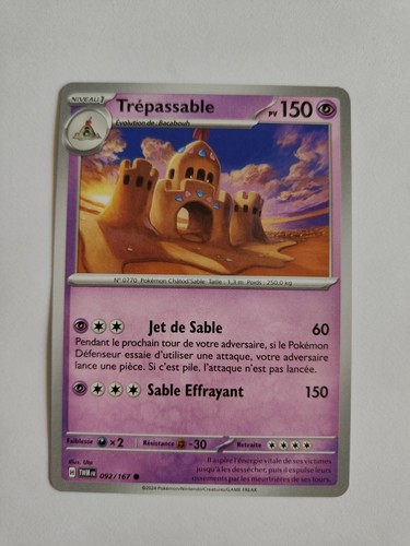 Carte pokémon trépassable - pokémon,