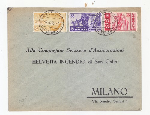 Uu664 posta aerea lettera - aerea-lettera, da