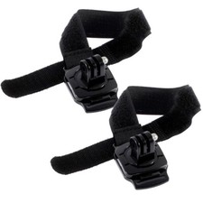 2X Fascia banda polso sport supporto polsiera per GoPro Hero 3 4 5 6 7 fitness