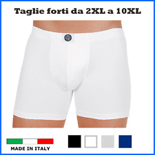 Boxer da uomo taglie forti in cotone elasticizzato intimo mutande gamba media