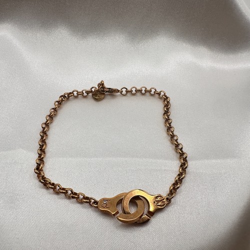 Bracciale catena manette tono