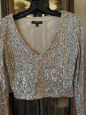 Top GUESS paillettes