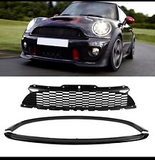 Modanatura Anteriore Griglia Cofano Colore Nero Mini Cooper R55 56 57 58 59S JKW