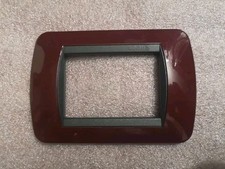 BTICINO L4803AT PLACCA metallo LIVING AMARANTO 3 moduli