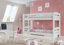 Letto castello bianco 90x200