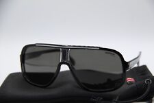 NUOVI OCCHIALI DA SOLE CARRERA 1058/S 08AM9 NERO GRIGIO POLARIZZATI AUTENTICI CON CUSTODIA 63-11