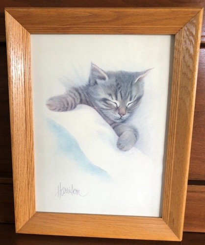 Vintage framed innocence - innocence, print