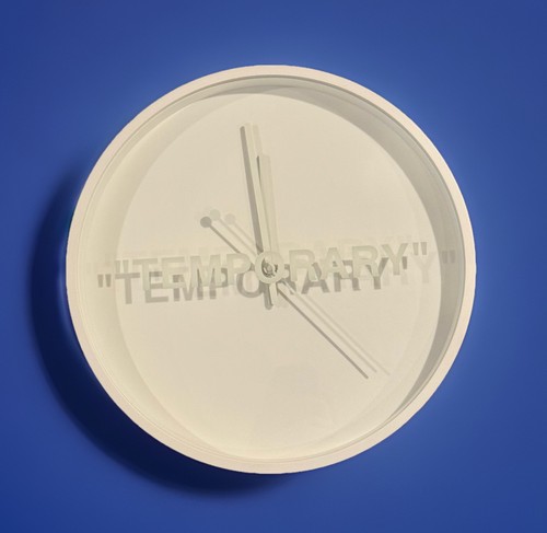 Orologio parete temporaneo - orologio, da