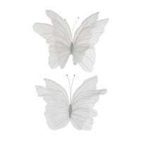 Set 2pz farfalle organza - 2pz,