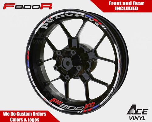 Adesivi cerchi bmw f800r - adesivi,