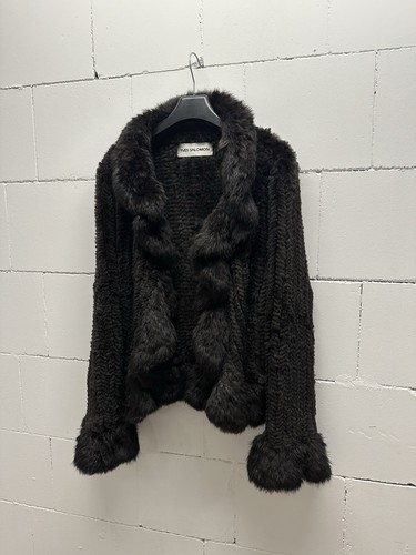 Cappotto coniglio pelliccia