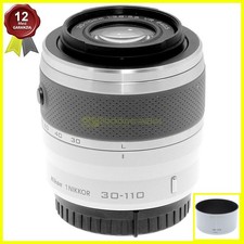 Obiettivo AF Nikon Nikkor 30/110mm f3,8-5,6 VR bianco per fotocamere Nikon 1.