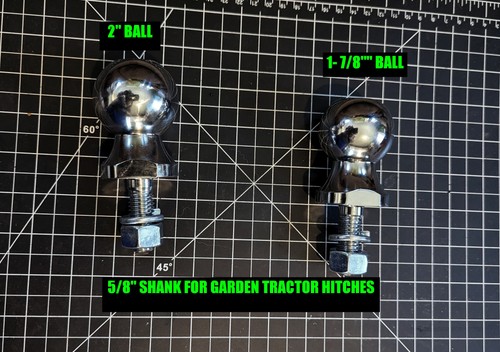 Gancio traino sfere - traino, 1-7/8"