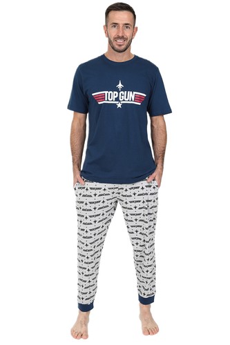 Pigiama lungo uomo top gun - uomo, set