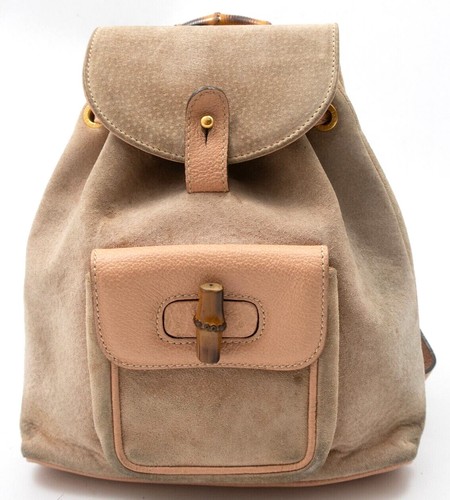 Gucci zaino backpack bambù - gucci,