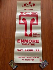 Raro poster Og anni 80 Ice-T concerto dal vivo Enmore teatro 15x39