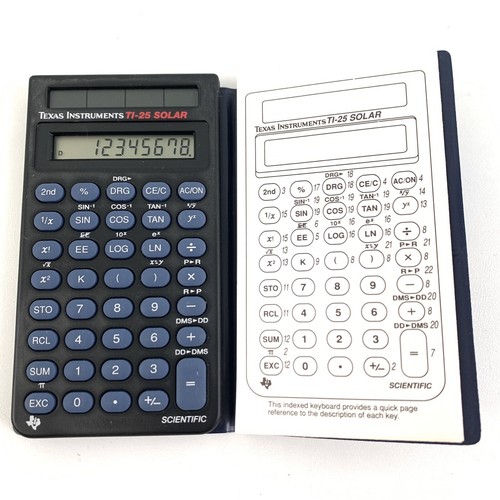 Texas instruments 25 - instruments, ti-25