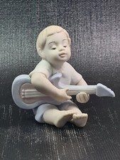 morena bimbo porcellana bisquit con chitarra h cm 8