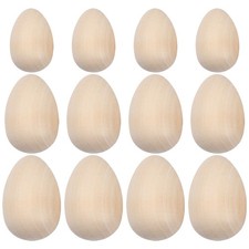  30 pezzi uova di legno non finite uova di legno di legno uova in legno in legno