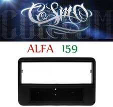 MASCHERINA AUTORADIO ALFA 159 1 DIN CON CASSETTO ADATTATORE UN DIN