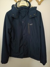 Hollister giaccone invernale ragazzo Tg. M colore blu Interno in pile