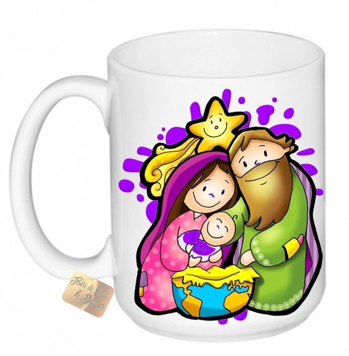Tazza latte natale - natale, presepe