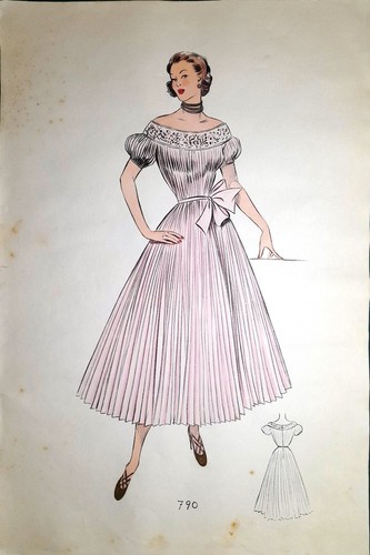 Stampa antica moda femminile - stampa,