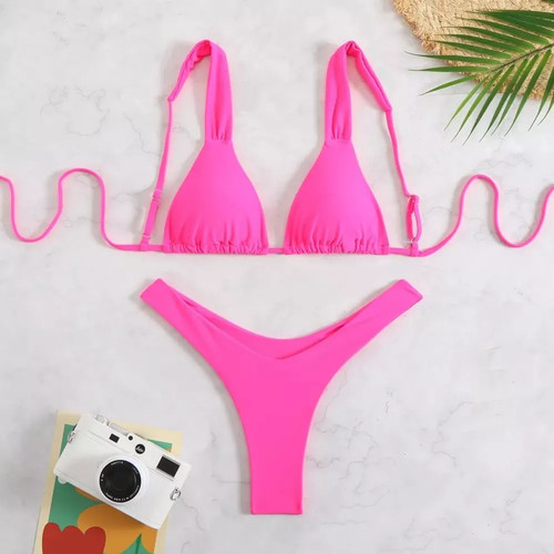 Bikini fucsia fluo - bikini,