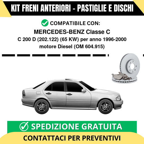 Kit freni anteriori - kit,