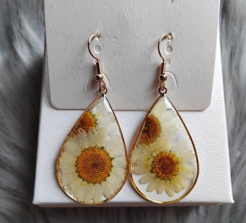 Orecchini con fiori margherita - fiori,