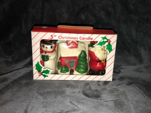 Candela natale vintage 3 - candela, 5"