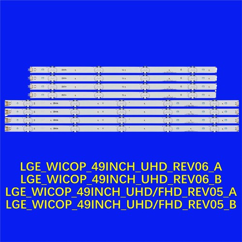 8pz strisce led per - 8pz, lg