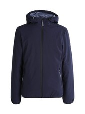 Norway Giubbotto impermeabile da uomo con cappuccio e zip - blu