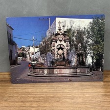 CARTOLINA COLORI PRECIOSA FUENTE COLONIAL A JUAN DE TOLOSA - ZACATECAS MEXICO