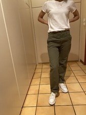 Pantaloni Donna GOLDEN GOOSE Chino colore Verde militare