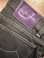 Jacob Cohen jeans in denim di cotone W 32, color nero