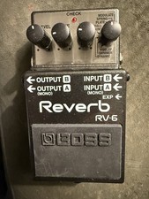 Boss RV-6 Digital Delay Pedale per chitarra effetti riverbero RV6 usato - spedizione gratuita