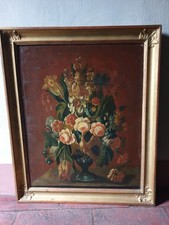 quadro olio tela dipinto vaso